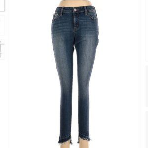 William Rast Women Blue Jeans - Size 28 - Frayed Bottom Edges